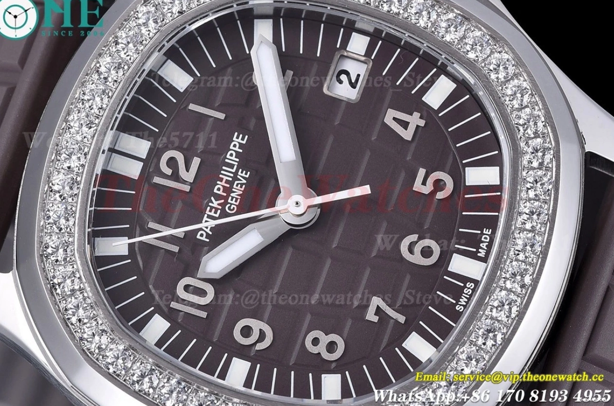 PPF Dial Aquanaut Lady Quartz 5067 RU Dia Brown SS 0225